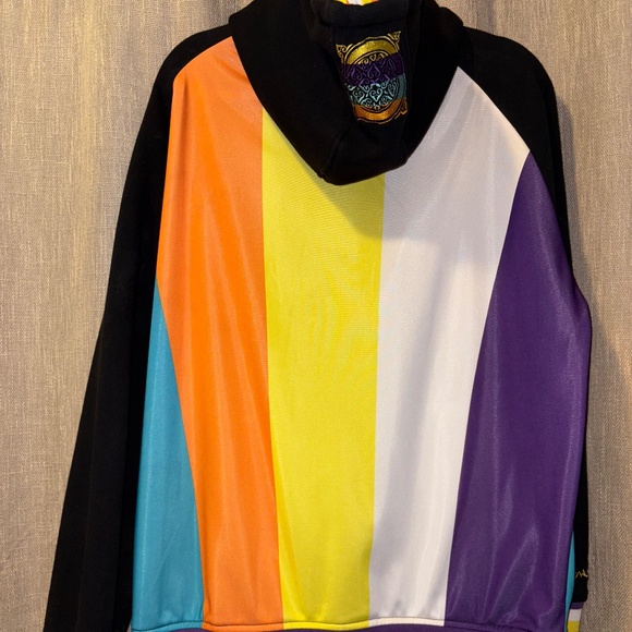 COOGI | Australia Rainbow Logo Men's Zip Up Jacket w/Hoodie | Size XXL - Picture 10 of 12